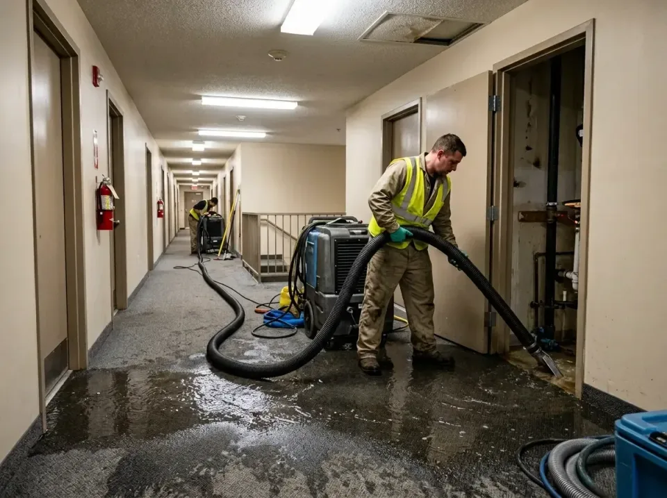 multi-unit-apartment-hallway-f-005 — frequently asked questions, Emergency Burst Pipe Water Extraction & Removal in Story Ci…